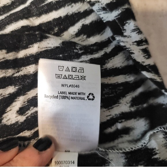 INC International Concept Womens Tribe DC Frenzy Peasant Top - Picture 7 of 9